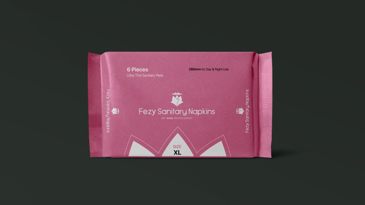 Fezy Ultra-Thin Sanitary Napkins (6-Pads, For Day & Night Use)